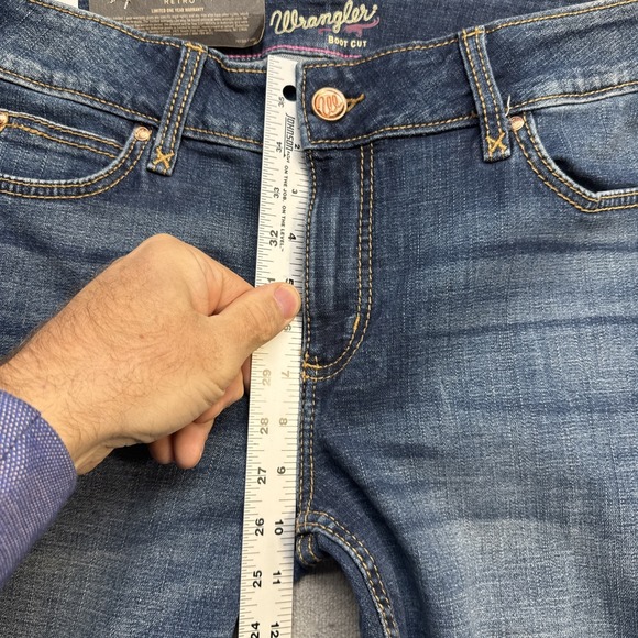 Wrangler Retro Bootcut Jeans Women's‎ 11x34 Western Mid Rise Stretch Denim - Picture 4 of 12